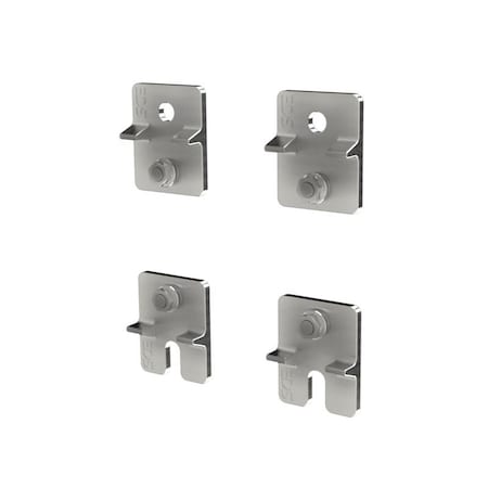 Saginaw Control & Engineering Mounting Kit, 6 in. H x 8 in. W x 2 in. L, Die-Cast Zinc SCE-HLPMFK